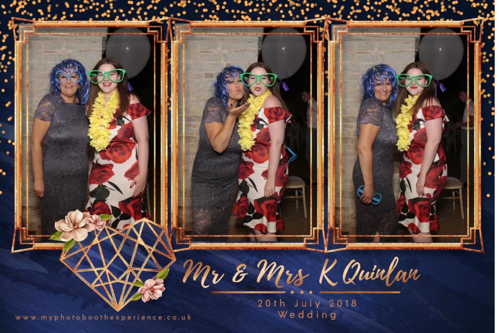 Mr & Mrs K Quinlan | View more photos from the event at gallery.myphotoboothexperience.co.uk/u/MyPhotoBoothExperienceLtd/Mr-Mrs-K-Quinlan